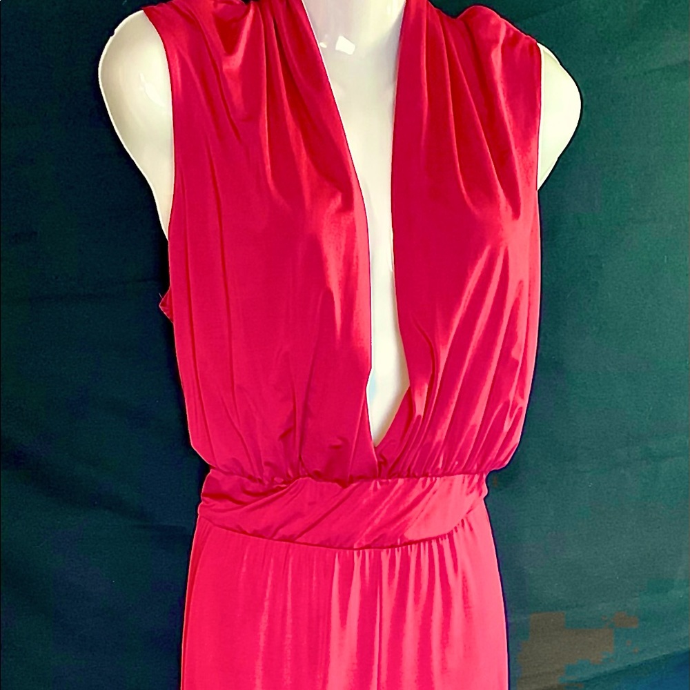 Sexy plunge neck Jumpsuit